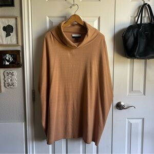 Eloquii sleeveless cowl neck lagenlook layering sweater blouse